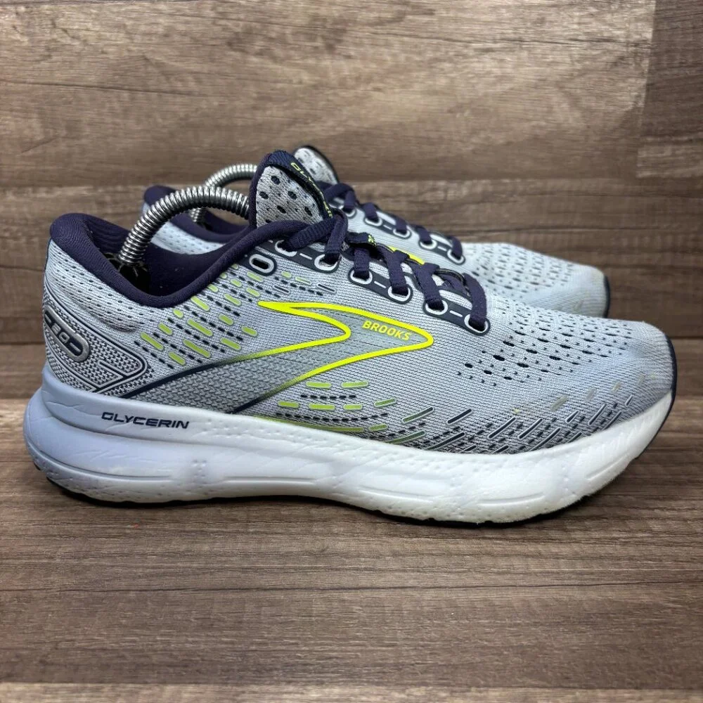 Brooks Glycerin 20 Blue Womens US Size 7.5 EUR 38.5 1203691B416 Running Shoes